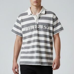 Burberry London England embroidered polo shirt